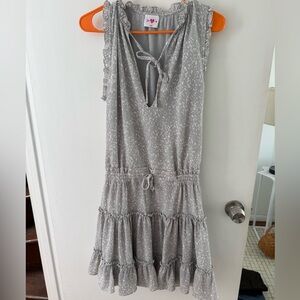 Buddy Love Gray Sleeveless Ruffle Dress Size M
